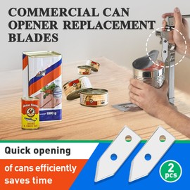 2 Pcs Commercial Can Opener Replacement Blades Compatible with Edlund #1 Can Opener, Easy to Replace