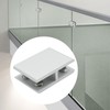 ZUDKSUY 4Pcs For 8-10mm Thick Glass to Glass Clamp 180°