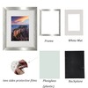 A5 Photo Frame Gallery Picture frame with A6 mat,Freestanding and