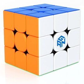 GAN 356R S,3x3 Speed Cube 356RS Magic Cube Professional Puzzle Cube Ultra Durable and Flexible for Kid&Adults(Stickerless）