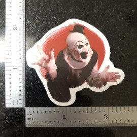 Terrifier Art the Clown Horror Water Resistant Sticker Decal NEW