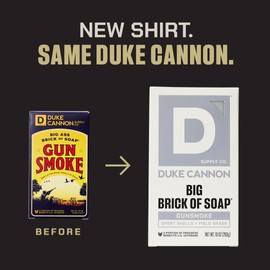 Duke Cannon Supply Co. Big Brick of Soap Bar - Frontier 30, Variety-Pack - Extra Large, Masculine Scents, 10 oz (Pack of 3)