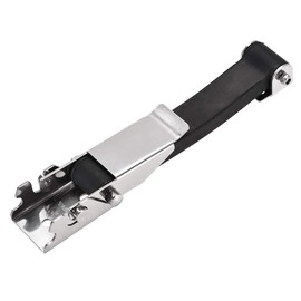uxcell 9.25-inch Rubber Flexible SUS304 Stainless Steel Draw Latches Buckle