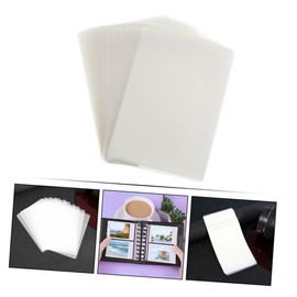 KICHOUSE 100sheets Photo Laminating Pouches Transparent Thermal Laminating Sheets for Documents Id Cards and Menus Film Mil
