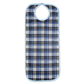 Medokare Waterproof Long Adult Bibs - Reusable Washable Waterproof Stain Resistant Clothing Protector, Designed for Seniors for Mealtime (2 Pack)