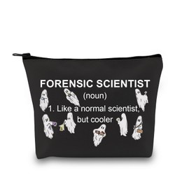 Forensic Scientist Gift Zipper Pouch Pathologist Crime Investigator Criminologist Gift Forensic Scientist Like a Normal Scientist But Cooler Makeup Bag (Cooler Forensic Scientist Bag EU)