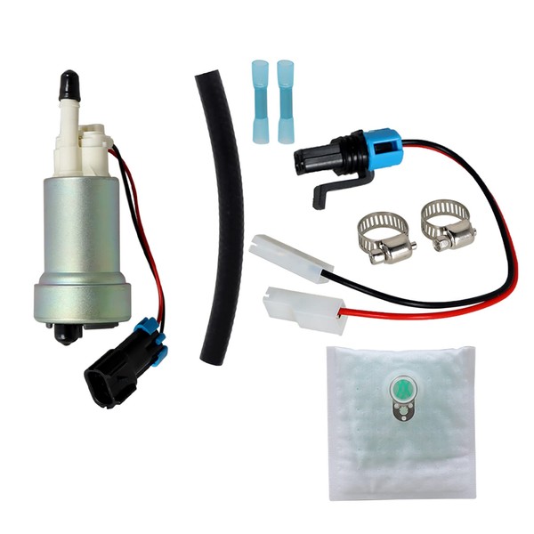 waltyotur Universal 525LPH High Performance Fuel Pump with Install Kit