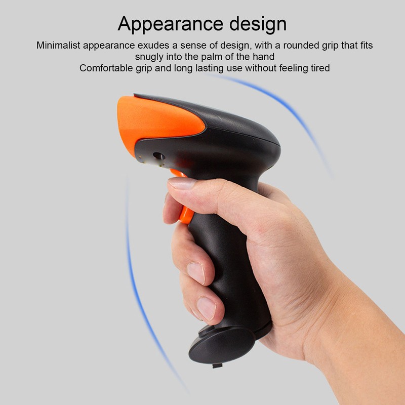 1D 2D Barcode Scanner Wired Multifunctional QR Code Scanner Reader
