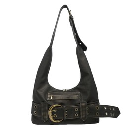 Zlineviy Small Hobo Bag for Women Vegan Leather Y2K Purse Vintage Shoulder Bag