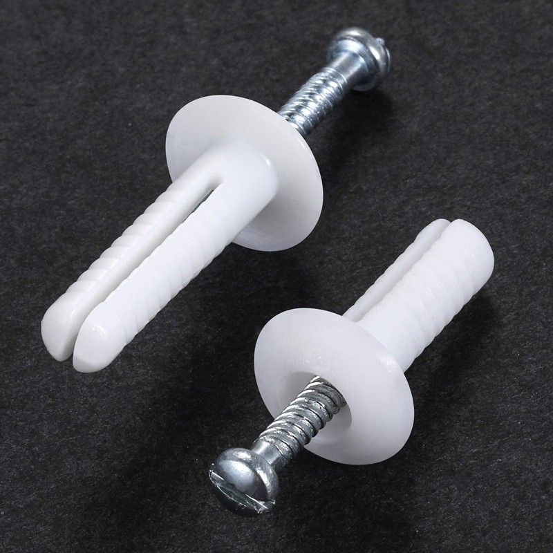 Wensilon 1/4x2 Plastic Hammer Drive Nail in Anchor (100pcs per