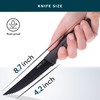 Home Hero Steak Knife Set - Nonstick Serrated Steak Knives