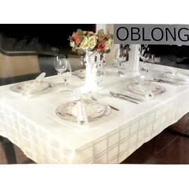 Dependable Industries inc. Essentials Deluxe Clear Plastic Tablecloth Protector (60" x 90" Oblong)