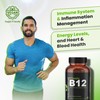 Vitamin B12 60 x 1000mcg Tablets - High Strength Supplement
