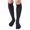 La Sante 8810 Compression 5-Toe High Socks, Size S, 8.7