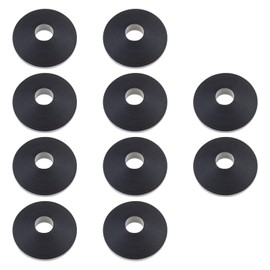 ECSiNG 10Pcs Toilet Seat Washer Replacement Toilet Seat Hinge Fitting Replacement Rubber Accessories for Loose Toilet Seats 27mm/1.1inch