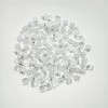 100pcs 1cm clear Mini Hair Claw Clips Plastic Claws Pins