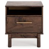 Signature Design by Ashley Calverson Modern 1 Drawer Nightstand with