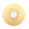 Circular Saw Blade 72 Teeth Ti Plated High Speed Steel