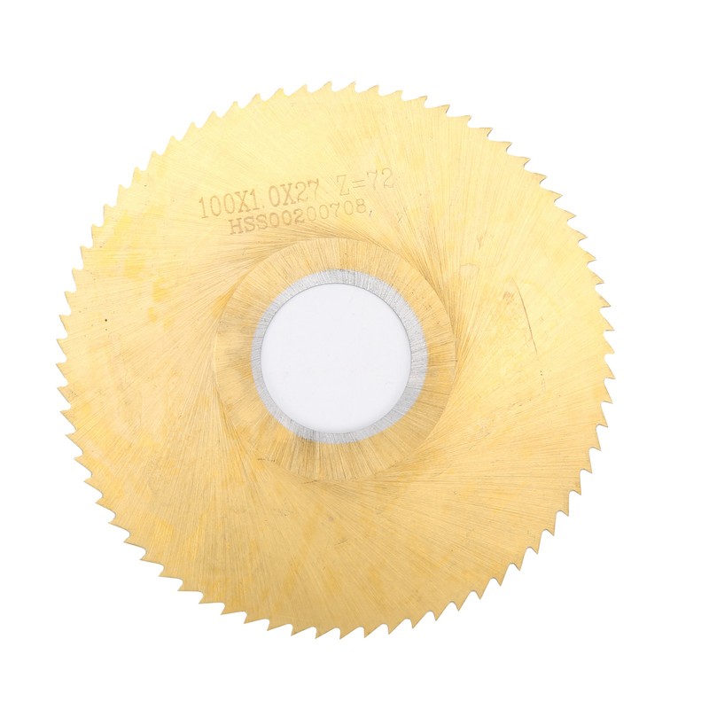 Circular Saw Blade 72 Teeth Ti Plated High Speed Steel