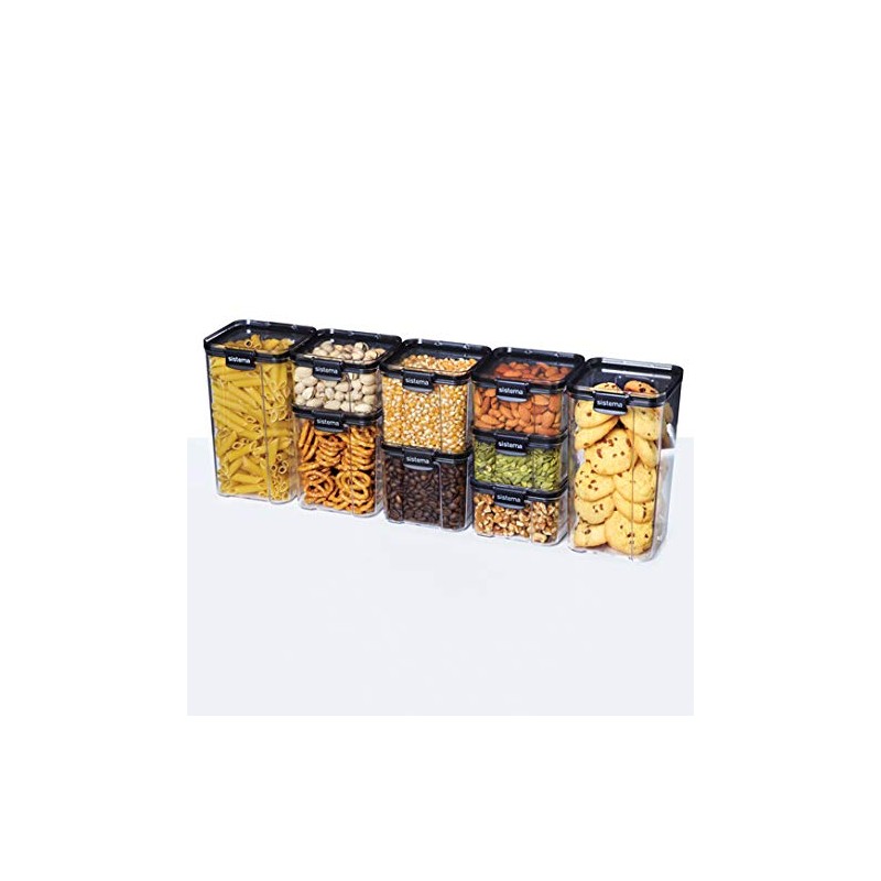 Sistema Ultra Collection Square Food Storage Container, 23.6 oz./0.7 L,