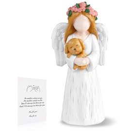OT-NVWOZR Dog Memorial Gifts, Sculpted Hand-Painted Dog Angel Figurine of Friendship, Dog Remembrance Gifts for Grieving Pet Dog Owners, Pet Loss Gifts Remembrance Gift for Dog Lovers