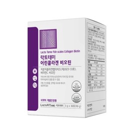 Lactotemi Daily Balance Low Molecular Collagen Biotin 3g 30 Sachets / 락토테미 하루밸런스 어린콜라겐 비오틴 3g x 30포