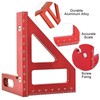 Zimmermannswinkel, Präzises Anschlagwinkel Set, Carpenter's Square, Square Protractor, Triangle Ruler