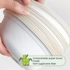 50 Pack Strong Paper Bowls – 340ml Disposable Compostable Bagasse