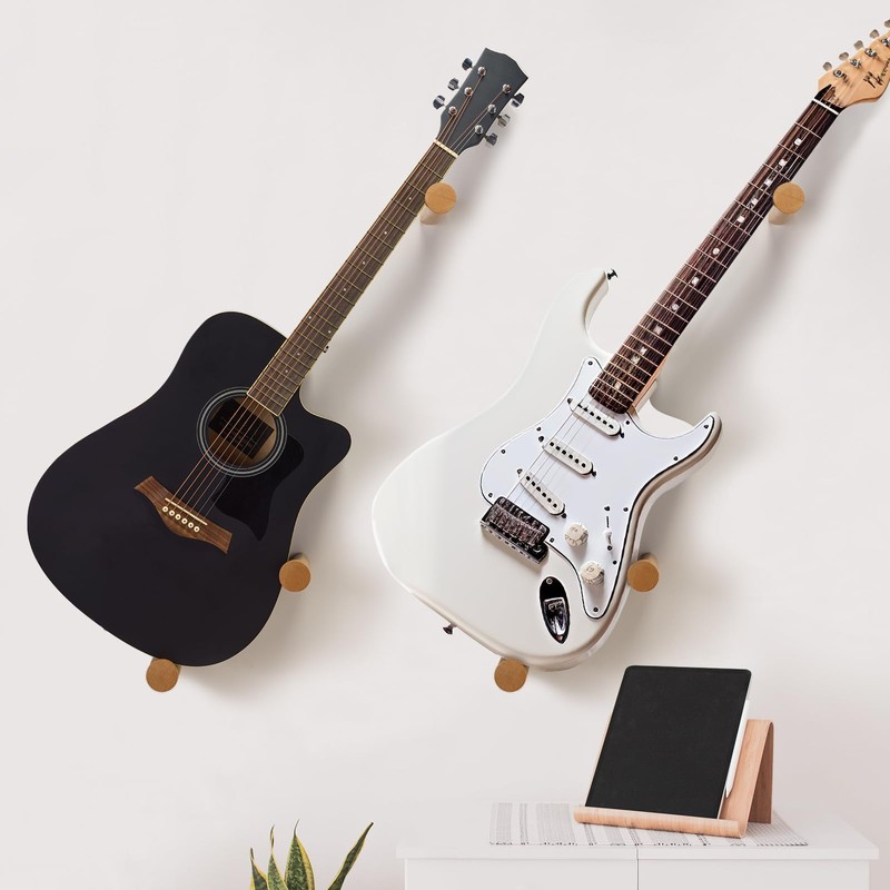 DAZZLIFE Horizontal Guitar Wall Hanger for Acoustic Electric Bass Banjo