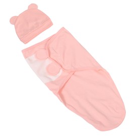 Hohopeti 1 Set Newborn with Hat Soft Breathable Swaddle for Months for Wrapping and Comforting Your During Sleep