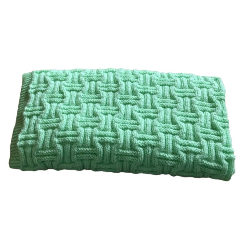 Peach Unicorn Designs Knitting Patterns for Baby Blankets x 2,