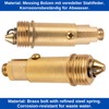 Pop Up Set Replacement Spigot 1 Piece Brass 54mm Length