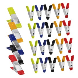 Operitacx 25pcs Metal Spring Clamps Set for Woodworking and DIY Projects Heavy Duty Clips for Crafts Versatile Use Home and Garden Tasks Portable and Durable Design