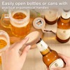 24 Pcs Magnetic Bottle Openers, Bulk Fridge Bamboo Wooden Beer
