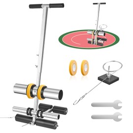 Court Line Tape Machine, Hand Pushed Basketball Court Line Striping Machine, Field Line Striping Marking Machine, Floor Paint Tape Applicator for Parking Lots, Driveway, Playground