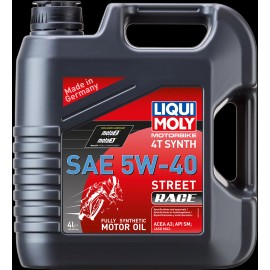 LIQUI MOLY Street Race Synthetic 4T Oil - 5W-40 - 4L 20076