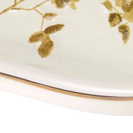 Avanti Linens - Vanity Tray, Decorative Countertop Accessories, Nature Inspired Bathroom Decor (Gilded Birds Collection)