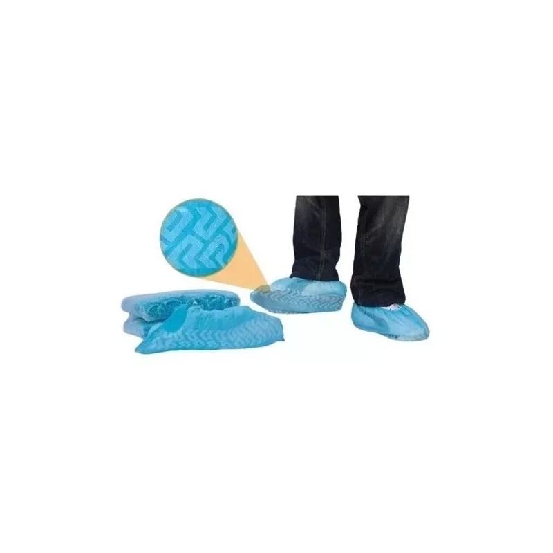 Ambiderm Cubrezapatos Desechable, Antiderrapante Ambiderm 100 Pzas