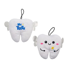 Fun Express Plush Tooth Fairy Pocket Pillow Door Hanger, 12 Pieces