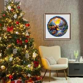 Wooden Puzzles for Adults - Couple Owl Wooden Jigsaw Puzzle - Unique Animal Shaped Wood Puzzles Adult - Christmas Birthday Gifts for Adults/Friends/Family - 300pcs 13.4 * 13.2in