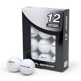 Second Chance Recycled Lake Golf Balls, 12 Pack - Grade A for Srixon Soft Feel Golf Balls, White