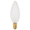 Satco S3380 120V E14 Euro Base 25-Watt B9.5 Light Bulb,