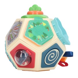Baby Busy Sensory Ball Detachable Hexahedron Multifunctional Soothing Early Educational Infant Busy Sensory Ball