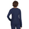 KOI Lite Women's Clarity Zip Front Solid Scrub Jacket (Navy,