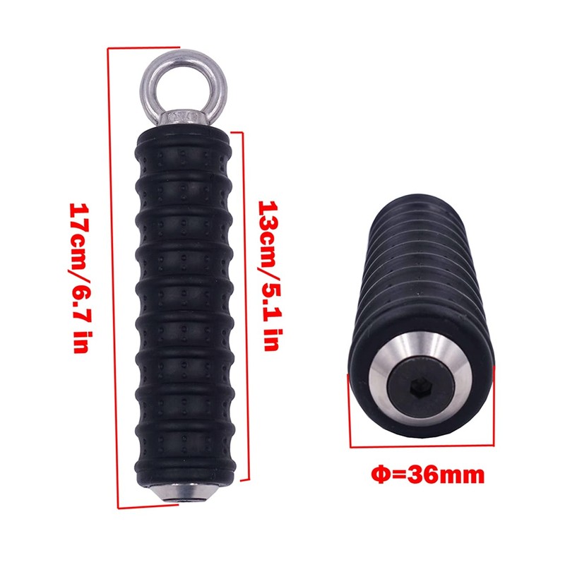 Sknrlko 2Pcs Push Down Single Gym Handle Triceps Strength Pull