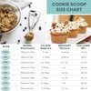 Cookie Scoop, 18/8 Stainless Steel Cookie Scooper, Cookie Scoops for