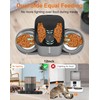 HoneyGuaridan Automatic Cat Feeder for Two Cats, 5G WiFi Smart