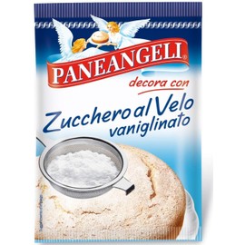 Paneangeli Zucchero Al Velo Icing Sugar with Vanilla Flavor 4.4oz 125gr, Pack of 2