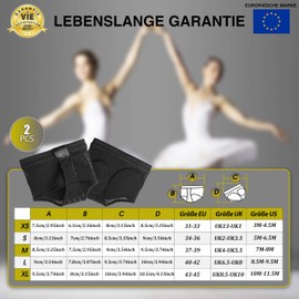 CZ Store® - Non-Slip Foot Pads | M - Black Faux Suede Pads for Dancing, Lightweight Mesh Gauze Fabric - Toe Protection for Gymnastics, Yoga, Pilates, Ballet, Modern Jazz