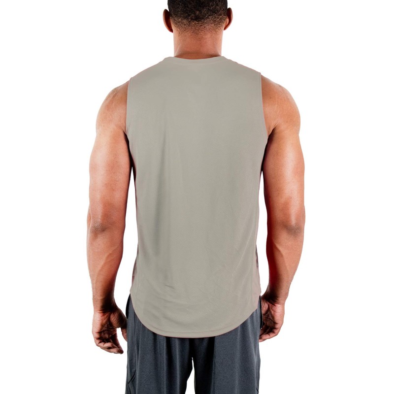 DEVOPS 3 Pack Men's Muscle Shirts Sleeveless Dry Fit Gym
